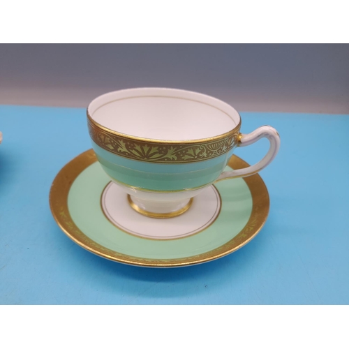 565 - Collection of Cups and Saucers (4) to include Grafton China, C.W.S Ltd Windsor China, Royal Collecti... 