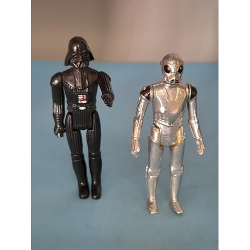 573 - Collection of 10 Original Kenner Star Wars Figures to include IG-88, ESB fx-7, Medical Droid, CP30, ... 