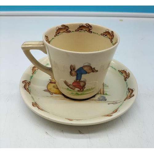 85 - Royal Doulton Bunnykins Barbara Vernon Cup and Saucer.