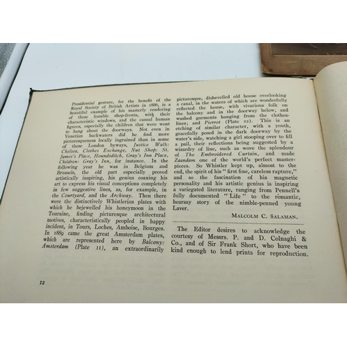 60 - James McNeill Whistler 2nd Volume 1932 No32 Book plus 4 x Photos (One with Military Uniform).