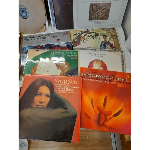 654 - Large Collection of Classical LPs. Various Artists and Labels.