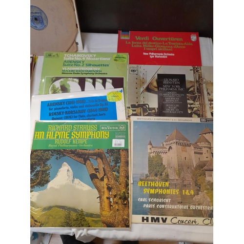 654 - Large Collection of Classical LPs. Various Artists and Labels.