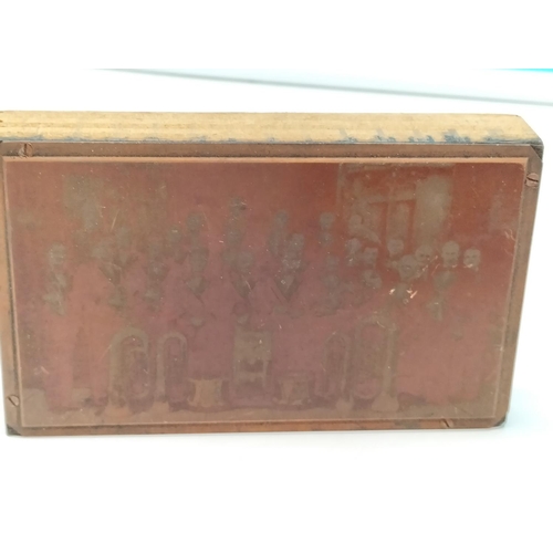 327 - Wood and Copper Printing Plates/Blocks (5). Largest 18cm x 11cm.