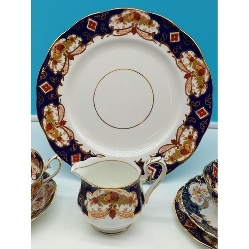 336 - Royal Albert 'Heirloom' Pattern Items (7) to include Dinner Plate, Cup and Saucer, Cream Jug, Soup C... 