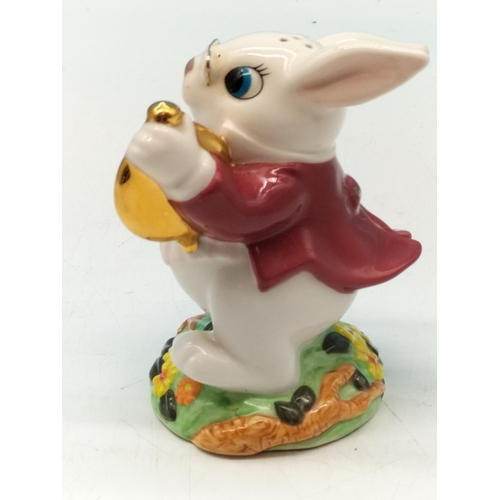 72 - Paul Cardew Alice in Wonderland 'White Rabbit 10cm Pepper Pot.