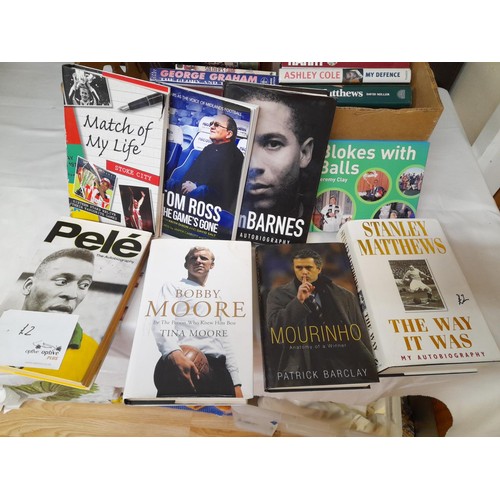 331 - Collection of Football Related Books mostly Autobiographies. Approx 24 Books.