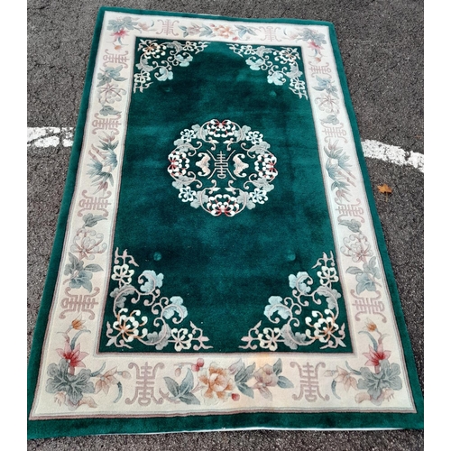 20A - Chinese Wool Rug 188 x 120cm Collection Only.