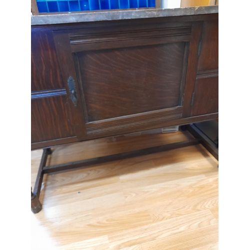 161 - Edwardian Waring & Gillow Marble Top Washstand with Barley Twist Legs 76cm (h), 107cm x 52cm. Collec... 