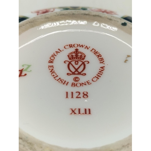 15 - Royal Crown Derby Old Imari Pattern 1128 Table Lighter 9cm Diameter x 6.5cm (h)