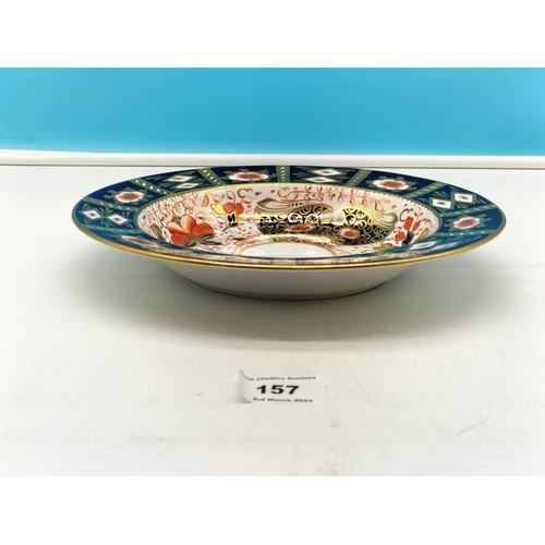 157 - Imari Hand Painted 25.5cm Diameter Bowl. Printed with Retailers Mark 'Sandbach& Co, King St, Manches... 