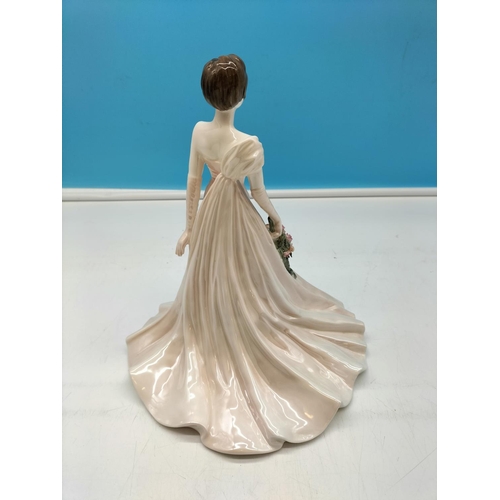 216 - Coalport Modern Bride Collection 23cm 'Paris' Limited Edition 415/2000 Figure 1998.