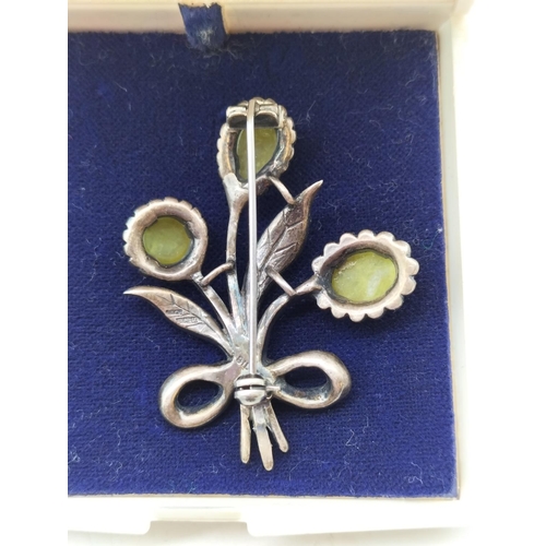 250 - Boxed Ortak (Scotland) Silver Brooch. 5cm Long.