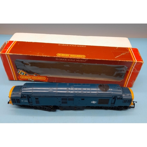 270 - Boxed Hornby 00 Gauge BR Class 37 Diesel in Blue Livery.