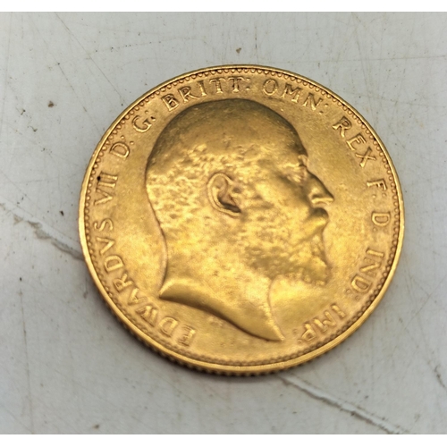 32 - 1907 King Edward VII Full Gold Sovereign