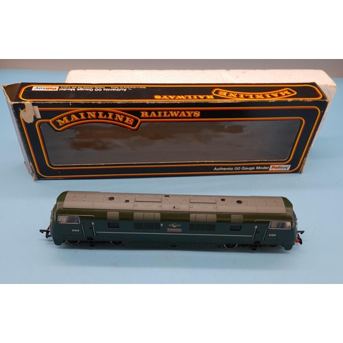 346 - Boxed Mainline Railways 00 Gauge Type 4 B-B Diesel Hydraulic Loco in B.R. Green, Model 37064.