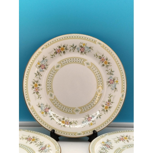 362 - Minton 27cm Dinner Plates (6) in the 'Broadlands' Pattern.