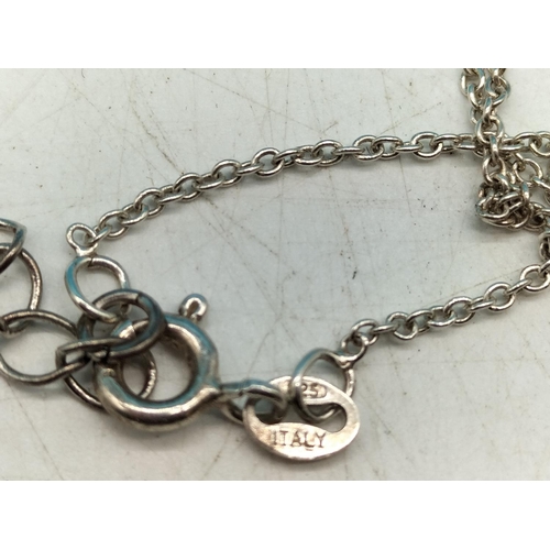 371 - Silver 925 Ring, Bracelet & Chain 11.8g