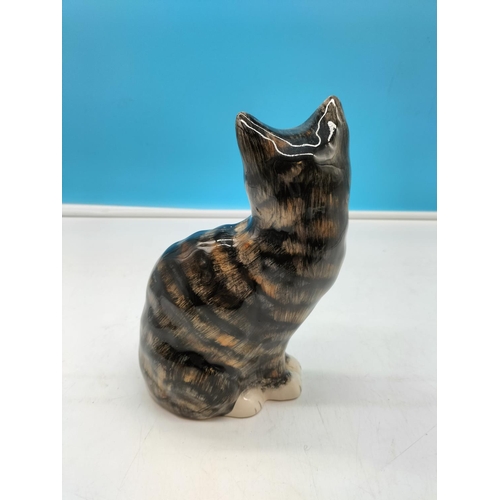 394 - Babbacombe Pottery 22cm Figure of a Cat.