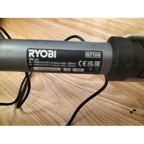 421 - Ryobi 18v Easy Edge Strimmer With Charger W/O. Collection Only.