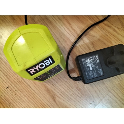 421 - Ryobi 18v Easy Edge Strimmer With Charger W/O. Collection Only.