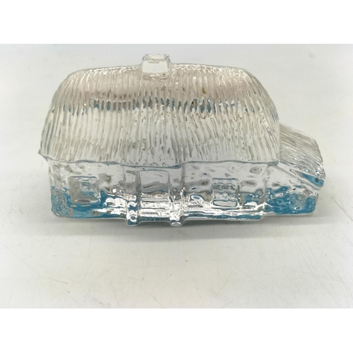 469 - Waterford Crystal Figure of a Cottage. 5cm High, 9cm x 4cm.