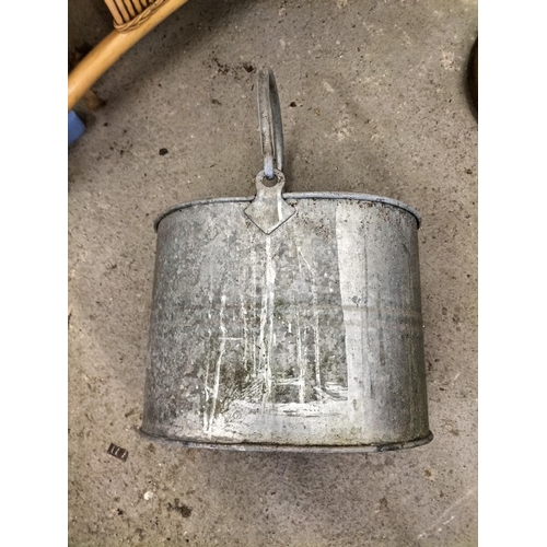 482 - Galvanised Mop Bucket. Collection Only.