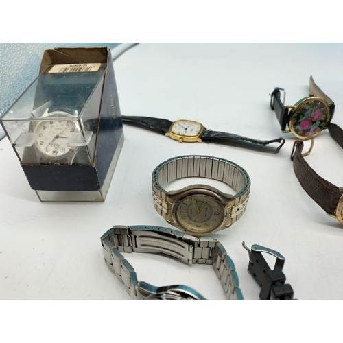 516 - 2 x Boxed Watches plus Quantity of Mixed Watches for Spares or Repairs.