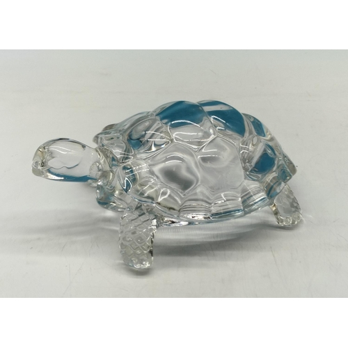 52 - Glass Model of a Tortoise. 19cm Long.