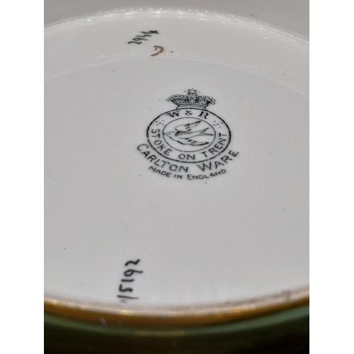 81 - Rare Carlton Ware Large Salad/Fruit Bowl in the 'Moonlight Cameo' Pattern 2944. 10.5cm High, 25cm Di... 