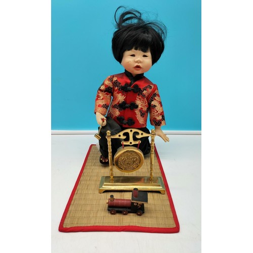 436 - Boxed Ashton Drake Porcelain Dolls (3) plus Boxed Edwin Knowles 32cm Porcelain Headed Chen Doll with... 