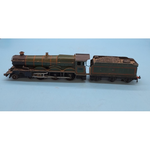 100 - Hornby Dublo 3 Rail EDLT20 'Bristol Castle' Green Loco.