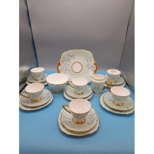 223 - Royal Stafford 21 Piece Part Tea Set in a Floral Pattern.