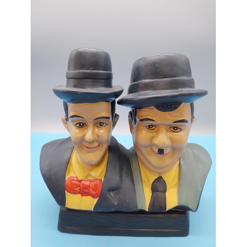 323 - Resin Laurel and Hardy Figure. 20cm high, 22cm long.