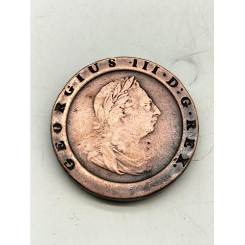 60 - George III 1797 Cartwheel Penny.