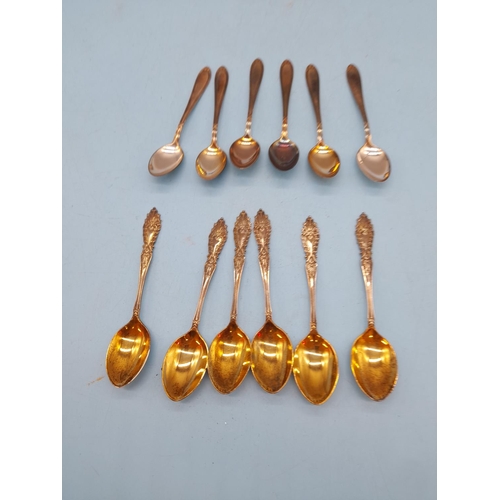 629 - Two Sets of 6 Teaspoons, One Marked EPNS.