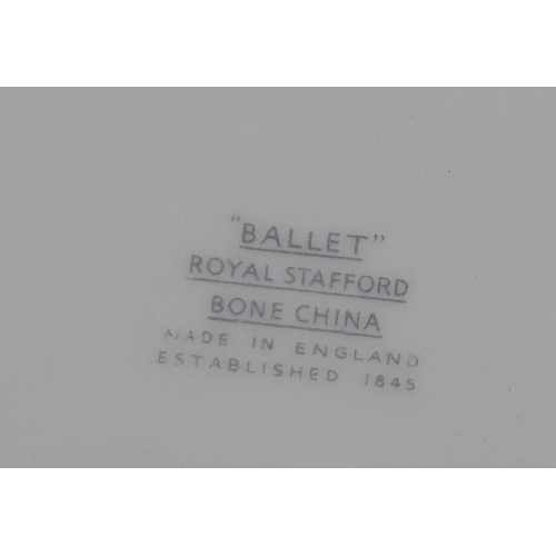 94 - Royal Stafford 'Ballet' Pattern 28cm Dinner Plates (6).