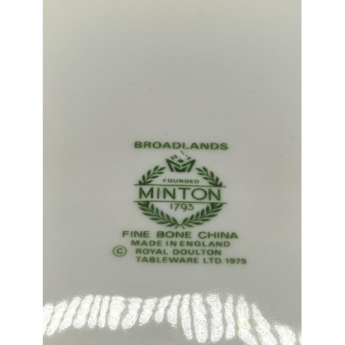 65B - Minton 27cm Dinner Plates (6) in the 'Broadlands' Pattern.