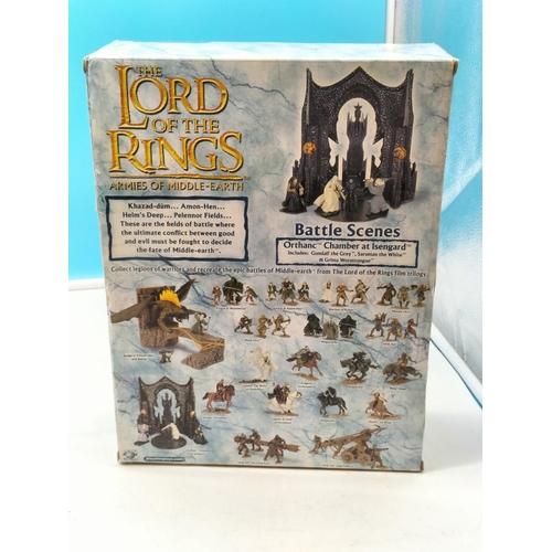 42 - Boxed Lord of the Rings, Armies of the Middle Earth Battle Scenes 'Orthanc Chamber at Isengard'.