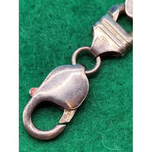 71 - 925 Silver Identity Bracelet 33g