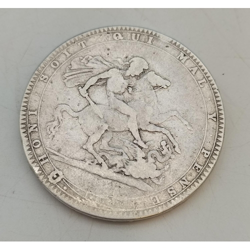 105 - 1820 Silver George III Crown