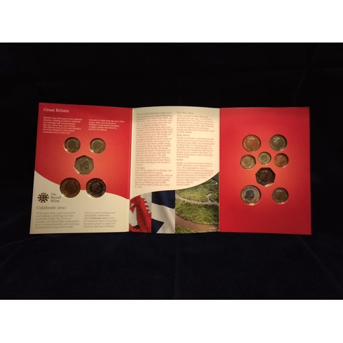 126 - 2011 Royal Mint UK Commemorative Coin Collection to Incl. Cardiff & Edinburgh One Pound Coins Only R... 