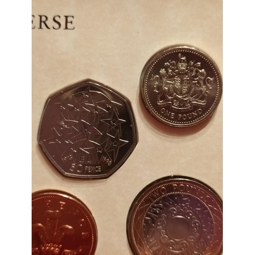 129 - 1998 Royal Mint UK Commemorative Coin Collection to Incl. Coat of Arms One Pound Coin Only Released ... 