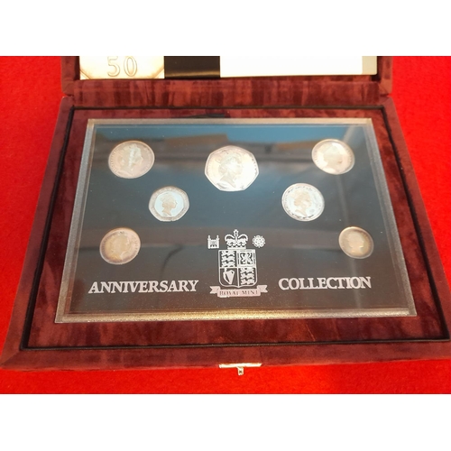 13 - 1996 Royal Mint United Kingdom Silver Anniversary Collection Proof Set With COA & Presentation Case.... 