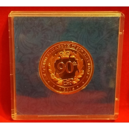 133 - 1997 Gibraltar Queen Elizabeth II Golden Wedding Anniversary Five Pound Coin Plus 2012 QEII Diamond ... 