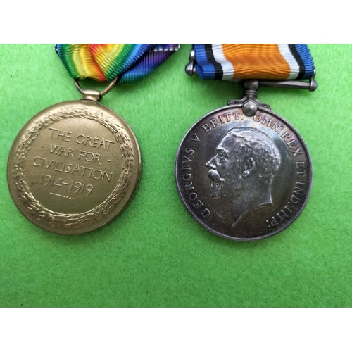 142 - Two WWI Medals War & Victory DVR W.T. Howfield RA No 111694