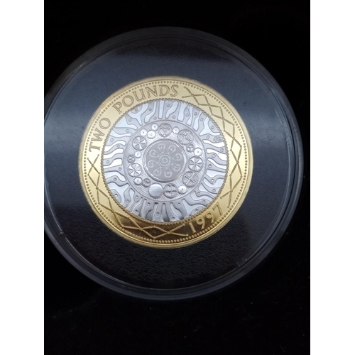 163 - 1997 United Kingdom Silver Two Pound Coin in Case