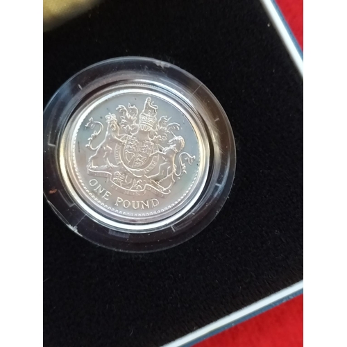 172 - 1983 United Kingdom Silver Proof One Pound Coin in Case (No COA)