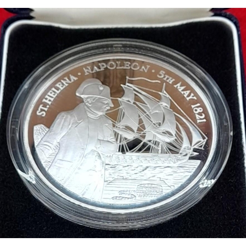 18 - 1986 Fine Silver .999 St Helena & Ascension Island Commemorative Napoleon £25 Coin. Limited to 15,00... 