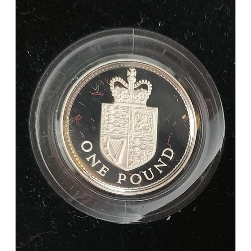 26 - 1988 Silver Proof One Pound Coin in Presentation Pack 19g