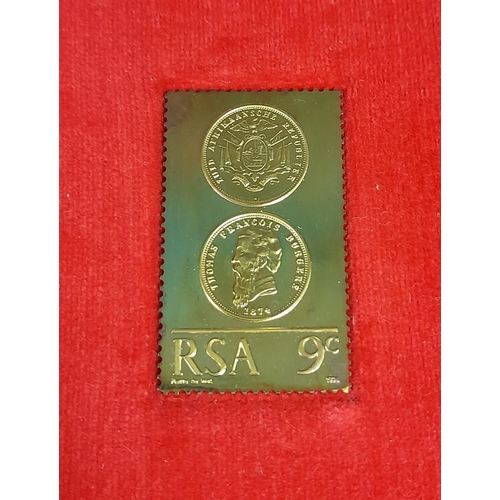 5 - Case Number 1092. A 9 Cent Stamp In 18 Carat Gold. Weighing 17.5 Grams. Mintage Of 2000 Only